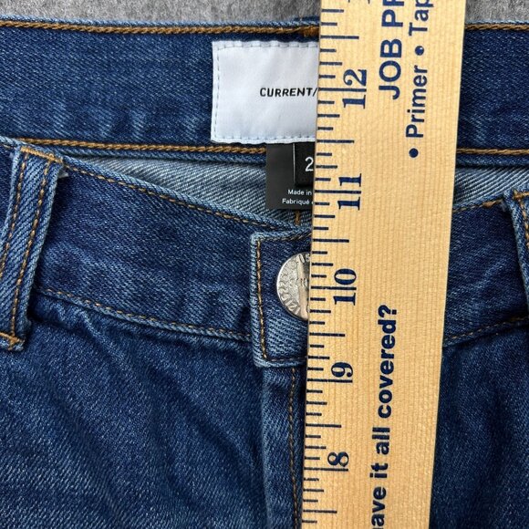 Current/Elliott The Original Straight Jeans Women's Size 27 Button Fly Denim - Picture 9 of 12